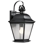 Kichler 9709 Mount Vernon 1 Light 20" Tall Outdoor Wall Sconce - Black. Fixed Price $484.99.
