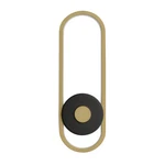 Black Gold Led Outdoor Wall Sconce From The Gravity Collection. Fixed Price $234.00.