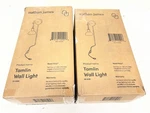 2PK Nathan James Tamlin 1LIGHT Plugin Wall Sconce ,brass/matte Black. Fixed Price $79.95.