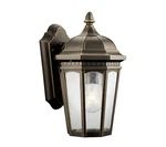 Kichler 9032 Bronze Courtyard Collection 1-LIGHT 11" Outdoor Wall. Fixed Price $85.00.