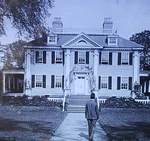 Longfellow's Home, Cambridge, Massachusetts, C1920'S Magic Lantern Glass Slide. Fixed Price $7.95.