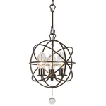 Crystorama Solaris 3-LIGHT 17" Outdoor Hanging English Bronze With. Fixed Price $318.00.