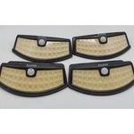 Aootek Solar Outdoor Motion Sensor Lights 4 Pack Black Led Security Wall Lamps. Fixed Price $14.99.