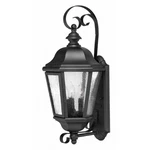 3 Light Large Outdoor Wall Lantern Traditional Style - 10 Inches Wide By 21. Fixed Price $499.00.