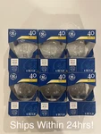 6-GE 40W 410 Lumen 3 1/8 Inches Vanity Light Bulb Warm Medium Ships Within 24HRS. Fixed Price $16.75.