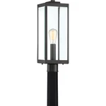 Quoizel WVR9007 Black Westover Single Light 21"H Outdoor Head Post. Fixed Price $143.99.