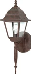 Nuvo 60-541 Light 18" Outdoor Old Bronze Wall Lantern W/ Clear Seed Glass. Fixed Price $47.51.