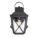 Designers Fountain Belmont Light Large Outdoor Wall Lantern, Black 34831-BK. Fixed Price $130.00.