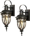 Vianis Motion Sensor Outdoor Wall Lights 2-PACK Oil Rubbed Bronze New. Fixed Price $111.96.