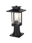 Elegant Lighting OD304P15 Salem 15" Tall Post - Black. Fixed Price $108.00.