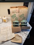 Vintage Adjusta-post Path-lite Landscape Lights W/ Boxes Mid Century Green. Fixed Price $44.99.
