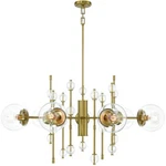 Traiton 9 Light CHANDELIER-24.5 Inches Tall 48 Wide Eurofase. Fixed Price $1540.00.