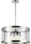 Feiss Harrow Light 20 Inch Pendant, Polished Nickel, F3199/4PN. Fixed Price $269.97.