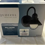 Quoizel Cape Cod 1-LIGHT 12-IN Black Outdoor Wall #0759430. Fixed Price $17.99.