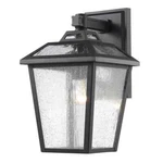 Z-lite Bayland Black Outdoor Hardwired Wall Sconce With No Bulbs Included. Fixed Price $119.95.