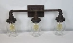 Quoizel SQR8603RK Squire Light Rustic Wall Sconce Man Cave Bath. Fixed Price $49.95.
