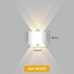Aluminum Led Wall Lamp Waterproof IP65 Interior Light Up And Down Outdoor. Fixed Price $32.00.