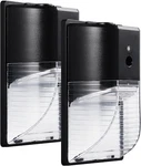 Parmida (2 Pack) Mini Led Wall Light 26W Dusk To Dawn Pack, Black. Fixed Price $61.98.