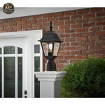 Hampton Bay 1-LIGHT Outdoor Black Steel Post No Bulb Included. Fixed Price $70.99.
