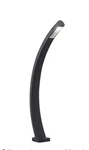 Kichler 15847BKT One Light Curved Path In Textured Black & Frosted Glass. Fixed Price $149.99.