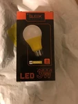 Sleeklighting Led A19 Yellow Bulb, 120 Volt 3-WATT Energy Saving -.... Fixed Price $11.99.