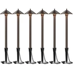 Malibu Low Voltage Pathway Lights 10W Halogen Landscape Lighting 6 Pack. Fixed Price $159.98.