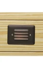 Kichler 15782-27 Bronze 5" Led Mini Louvered Step Light 2700K. Fixed Price $75.00.