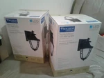 New Lot Of Progress Fairview 14.2 In. Outdoor Textured Black Led Wall Lantern. Fixed Price $99.99.