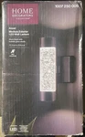 Home Decorators Ansel 11.3" Black Modern Hardwired Outdoor Wall Light Sconce. Fixed Price $46.54.