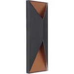 Craftmade Z3412-TBSB-LED Peak Outdoor Wall Light Textured Black/satin Brass. Fixed Price $146.40.