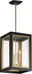 Neoclass Collection 20" Black & Gold Outdoor Ceiling Pendant Light Fixture. Fixed Price $506.99.