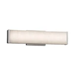 Justice Design Led Clouds Latitude 19" Wall Light, Nickel CLD-8601-NCKL. Fixed Price $254.40.
