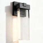 Led Wall Light Outdoor Pack 12'' Modern Crystal Exterior Porch Mount Fixture. Fixed Price $105.99.