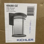 Kichler Lighting 49688OZ Toman Outdoor Wall Olde Bronze. Fixed Price $189.95.