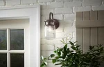 2 Home Decorators Collection Exterior Wall Lantern Bronze Finish Seeded Glass. Fixed Price $100.00.