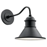 Kichler 49776BK Northland 14" Outdoor Wall Sconce In Black. Fixed Price $389.99.