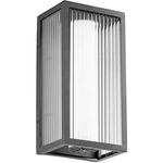 Maestro - 12W 3 Led Outdoor Wall Lantern In Soft Contemporary Style 7.25. Fixed Price $232.00.