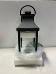 Capital Lighting 946411BK-GL Bradford Outdoor Wall Lantern, 1-LIGHT, Black. Fixed Price $103.99.