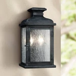 Generation Lighting Pediment 12 1/2" Zinc 2-LIGHT Outdoor Wall. Fixed Price $239.20.