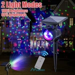 Solar Colorful Rotating Led Projector Lights Outdoor Garden Lawn Decor W/ Remote. Fixed Price $12.99.