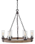 Hinkley Lighting 29206-LV Sawyer 24"W Led Candle Style Sequoia. Fixed Price $964.00.