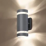 Lmp Led Semi Cylinder Up And Down Lights Outdoor Wall Light,body 1 Pack, Gray. Fixed Price $47.23.