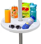 13 Beach Umbrella Table Tray For Patio Garden Swimming Pool With Cup. Fixed Price $26.12.