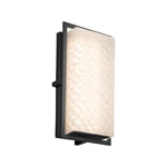 Justice Design Led Fusion Avalon Sm Sconce, Black/weave FSN-7562W-WEVE-MBLK. Fixed Price $220.80.