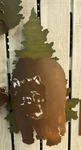 Avalanche Ranch A10726 Forest Image Wall Sconce 15" High 10" Bear Made In Usa. Fixed Price $199.00.