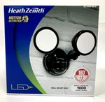 Heath Zenith Globe Twin Head Security Light - Integrated Led 180 Motion Black. Fixed Price $18.74.