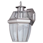 Roseto SGWS42833 Coles Light 12" Tall Outdoor Wall Sconce - Nickel. Fixed Price $99.46.