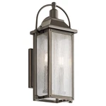 Kichler 49714 Bronze Harbor Row 2-LIGHT Outdoor Wall Sconce. Fixed Price $323.99.