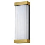 ET2 Lighting Acropolis 1LT 22" Led Outdoor Wall, Brass/crystal E30234-122NAB. Fixed Price $307.20.