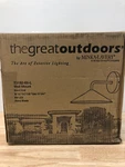 Great Outdoors 73182-66-L Dark Sky Led Exterior Sconce Sand Coal, 10" Wide. Fixed Price $113.74.